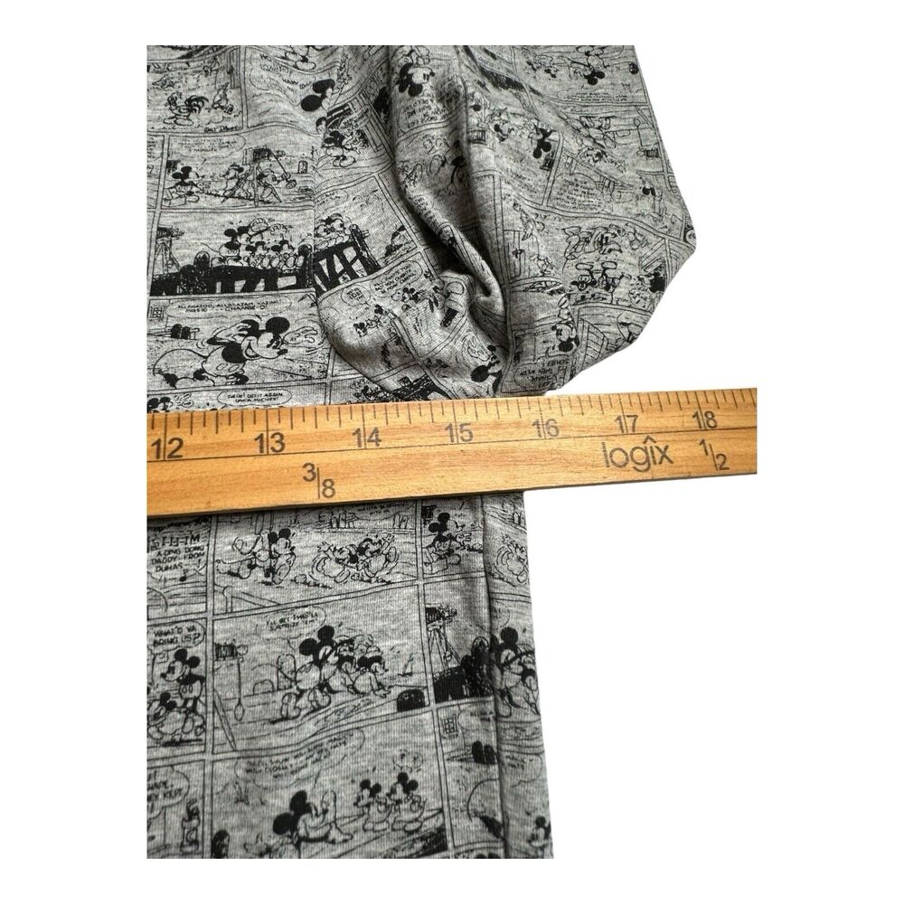Disney Women's Vintage Disney Brought To You By Giordano Black Gray Print Sz XXS - Picture 7 of 11